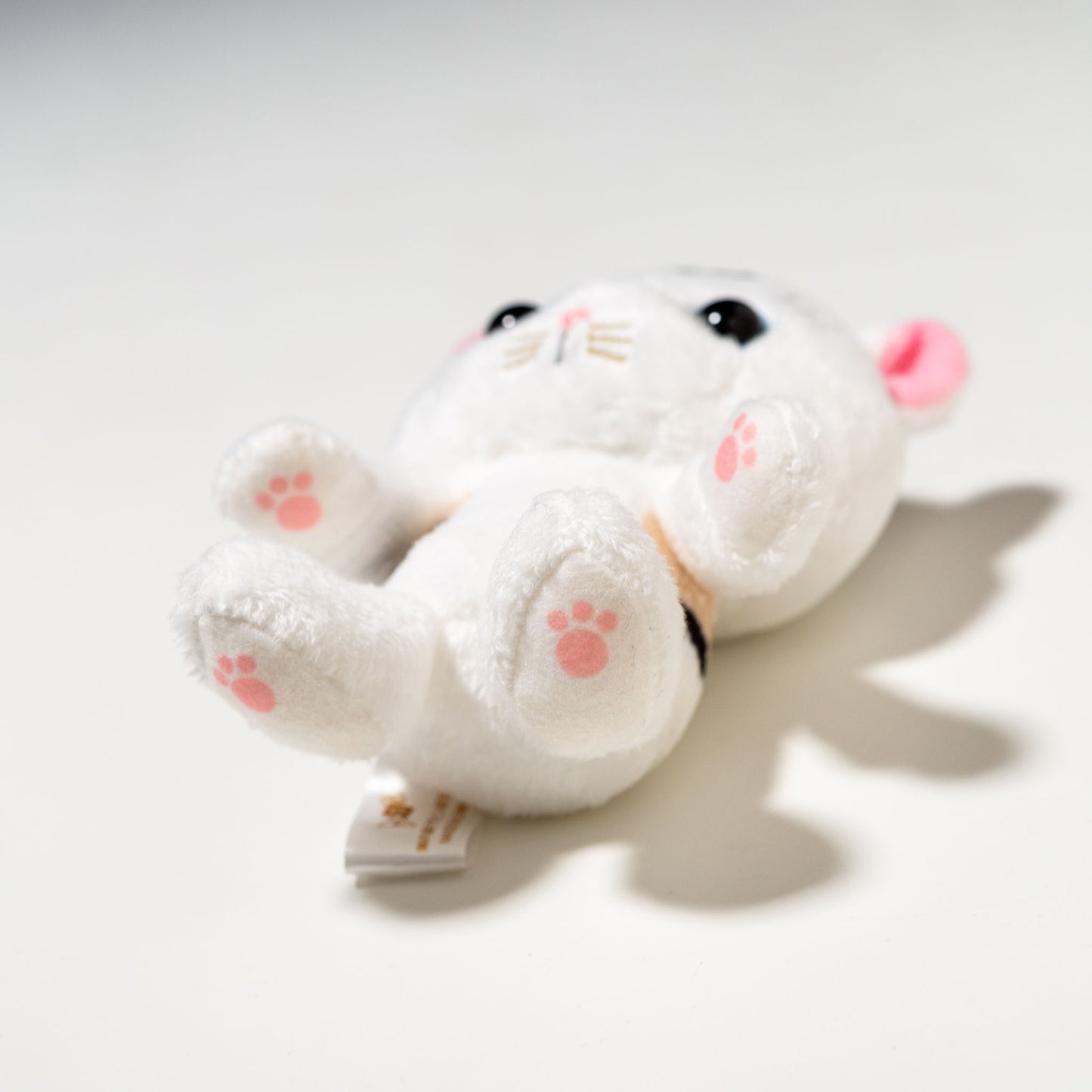 内藤デザイン研究所 ぬいぐるみ まるのおさんぽ NEWマスコット みけまる 手足の肉球アップ