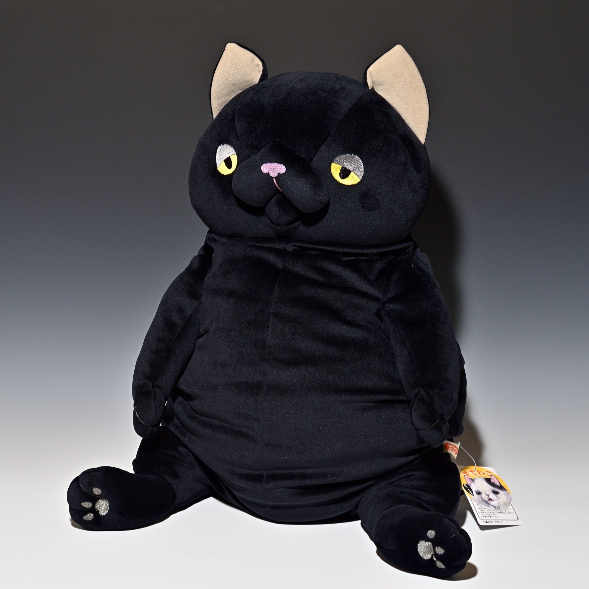 シナダ SHINADA ぬいぐるみ もちねこ クロ(XL) MONE-0880B
