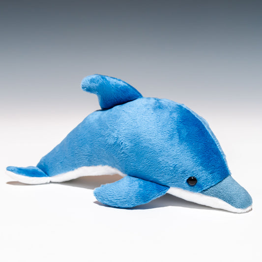 たけのこ TAKENOKO ぬいぐるみ イルカ (NEW) S ブルー 85767 左横