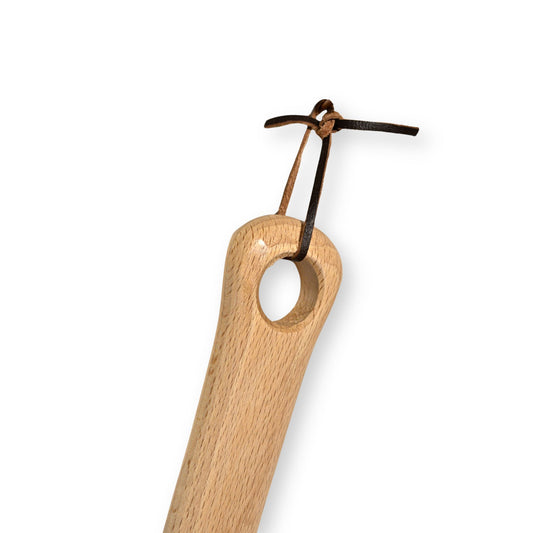 木製 ブナの木 靴べら POLITE SHOE HORN LONG 75cm アップ