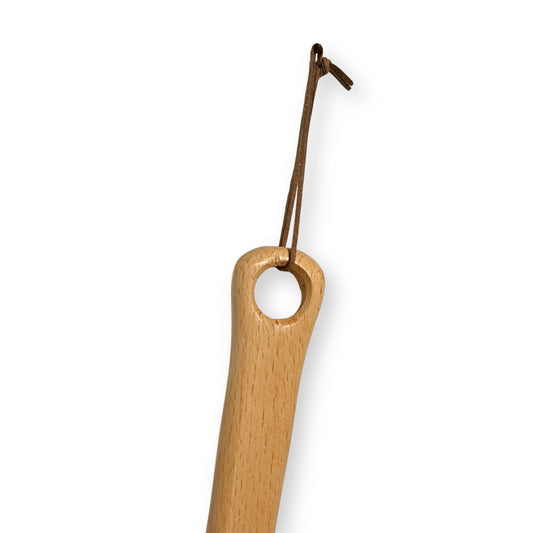 木製 ブナの木 靴べら POLITE SHOE HORN 55cm アップ