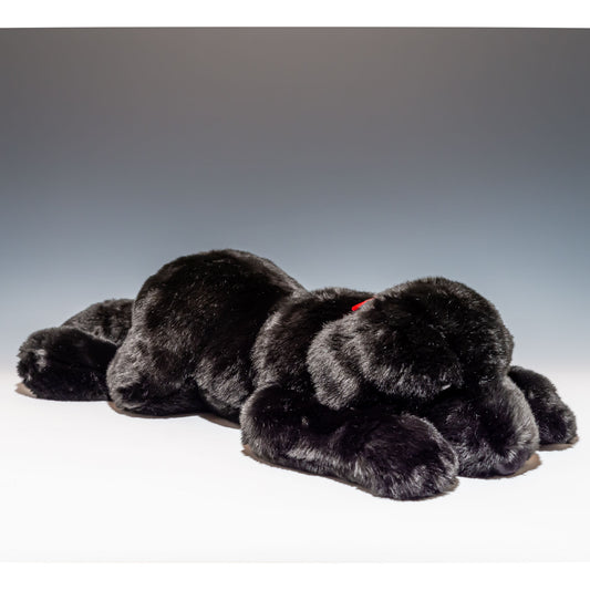 吉徳 ぬいぐるみ ラブラドールレトリバー ブラック L 180417 左横