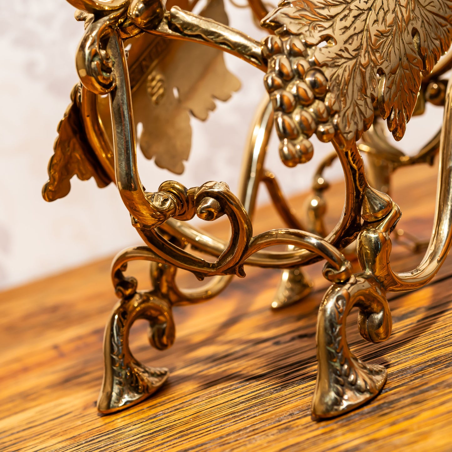 イタリア製 真鍮 ブラス ワインホルダー アップ