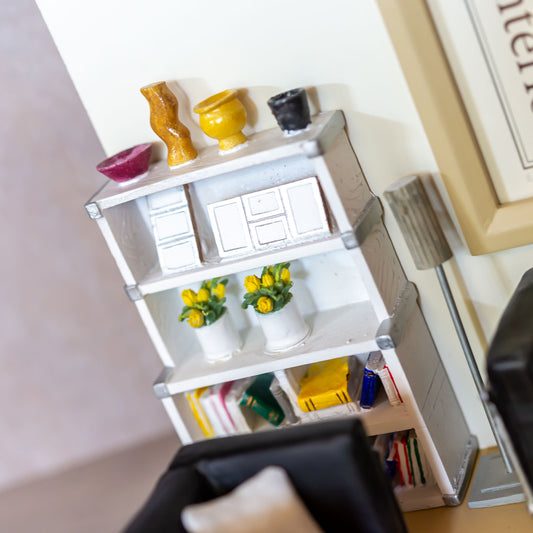 アートインテリア フォトフレーム コンテンポラリー ブラックソファ アップ