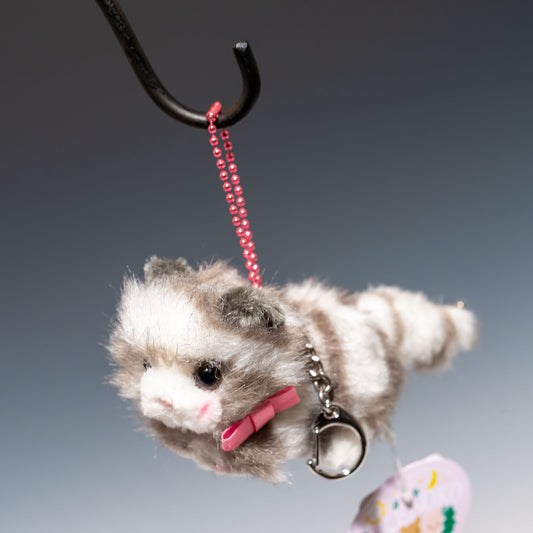 たけのこ TAKENOKO ぬいぐるみ Bambino cat バンビーノキャット グレー 10503 左横