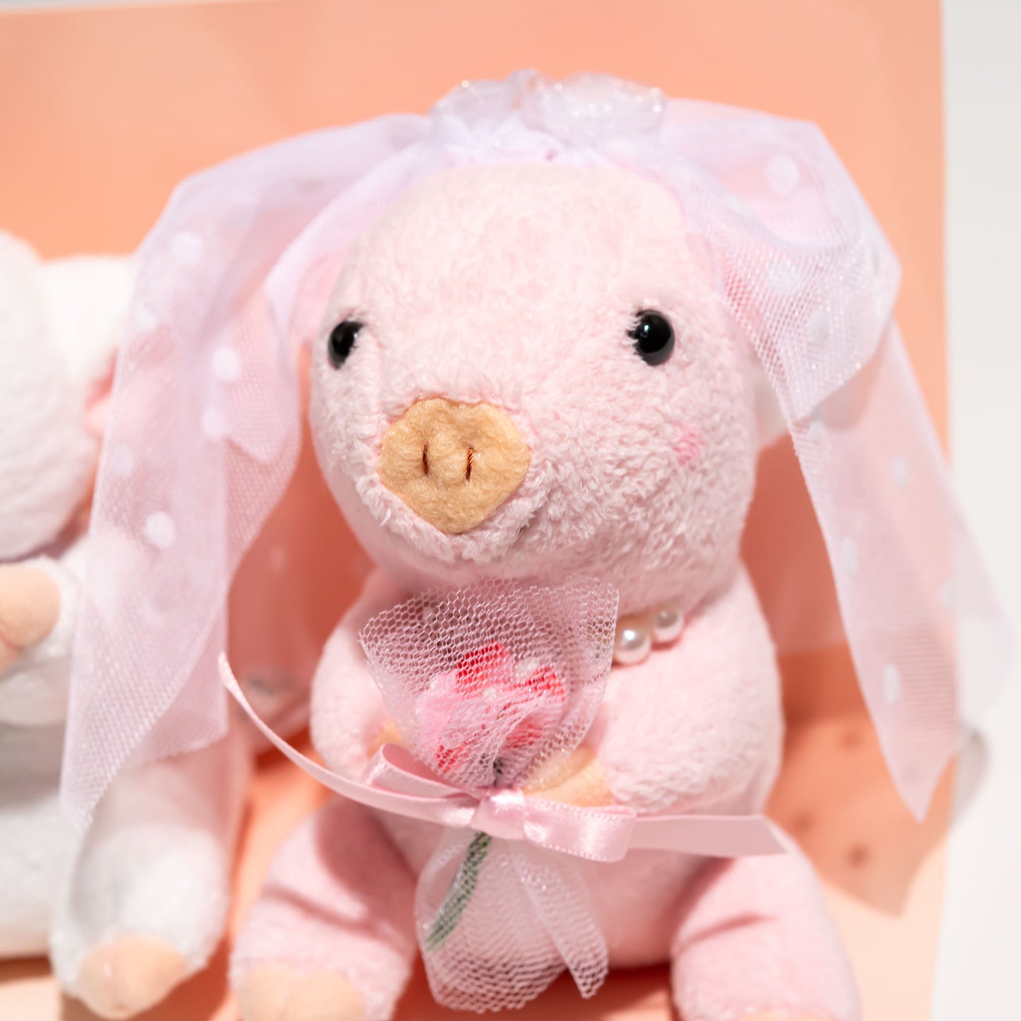 たけのこ TAKENOKO ぬいぐるみ ウェディングペア ぬいぐるみ ブタ 23504 新婦ブタ