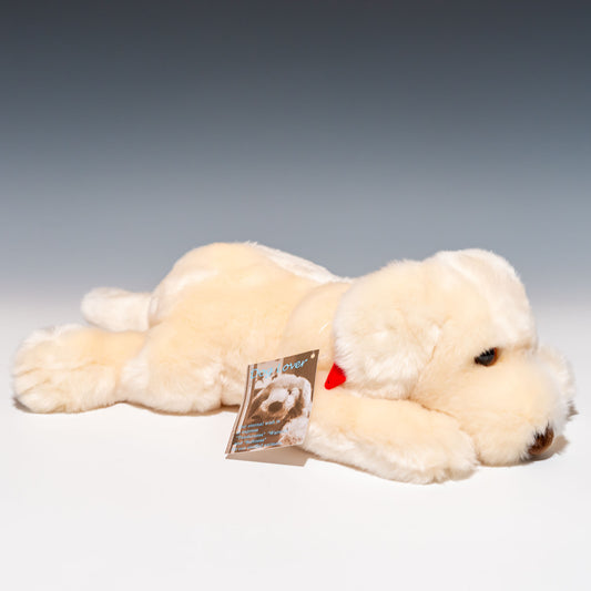 吉徳 ぬいぐるみ ラブラドールレトリバー ホワイト S 180411 左横