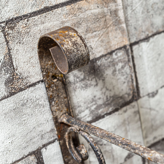 アイアン製 壁掛け クラシカル ウォールフック 2個セット アップ