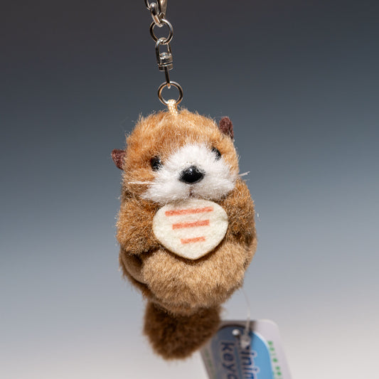 たけのこ TAKENOKO ぬいぐるみ マリンシリーズ ミニミニキッズ ラッコ 48549 左横