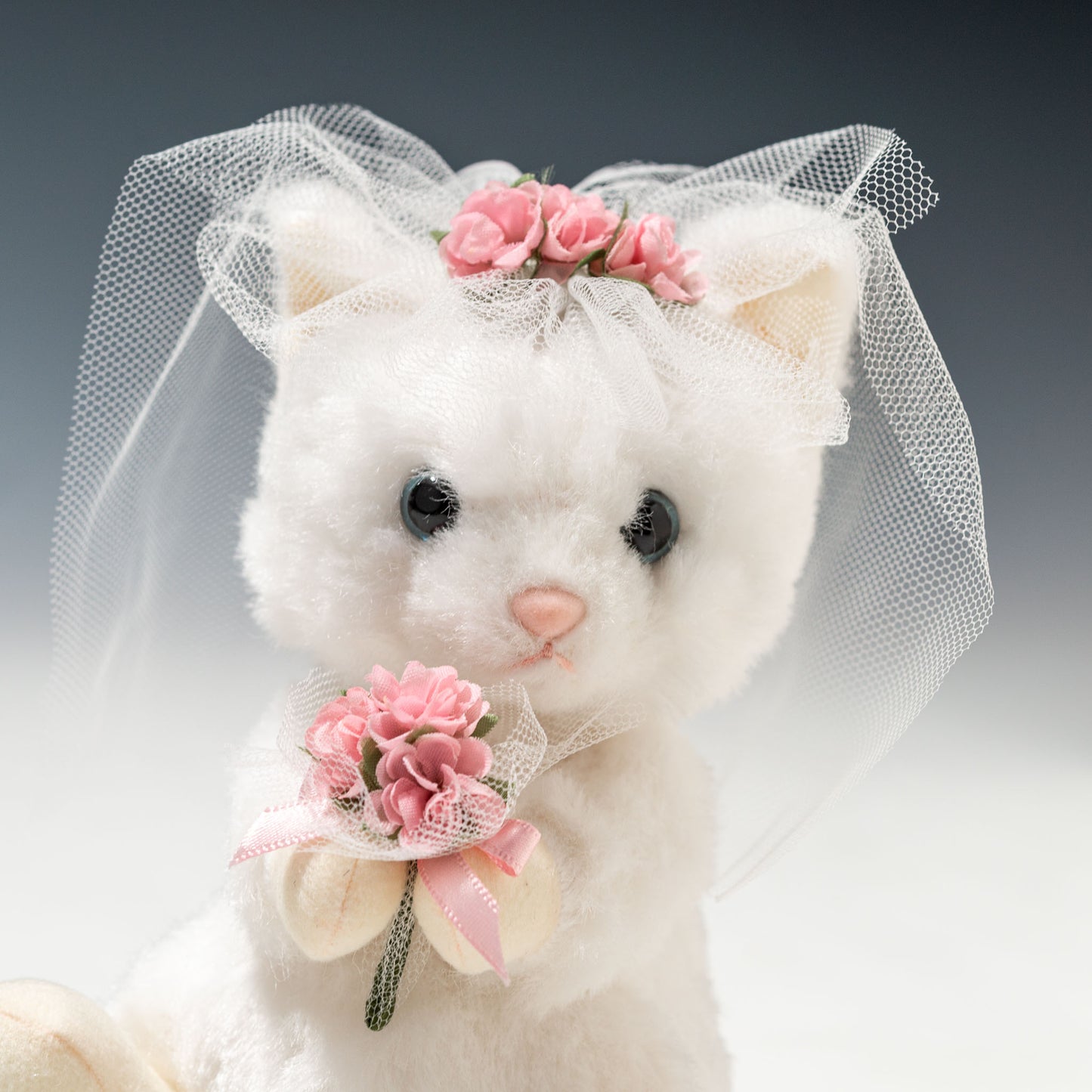 スターチャイルド STAR CHILD ぬいぐるみ ウェルカム キャット 1459 新婦ネコ 右横顔