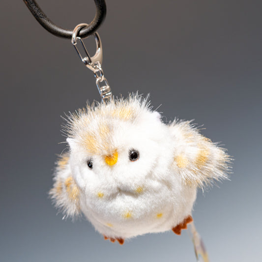 たけのこ TAKENOKO ぬいぐるみ ミニミニキッズ ミミズク 白 48120 左横顔