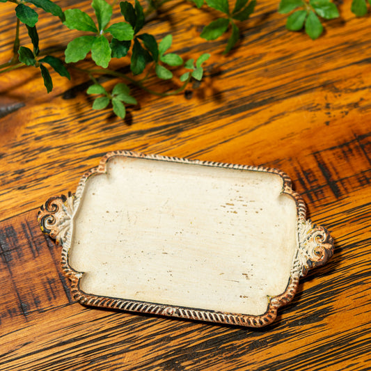 アイアン製 クラシカル ミニトレー Rectangle(レクタングル) 正面