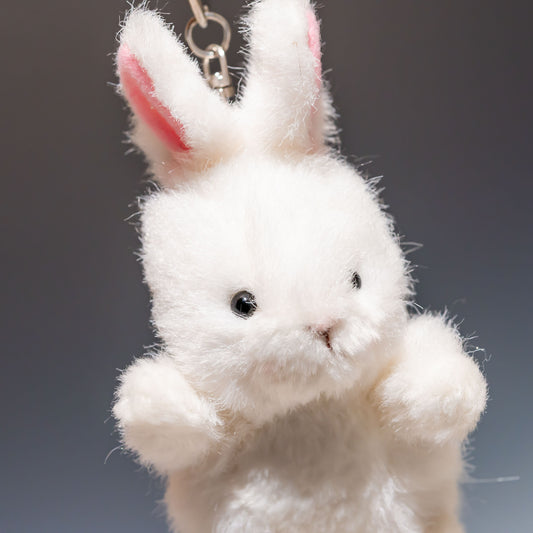 たけのこ TAKENOKO ぬいぐるみ プチ森のなかま ウサギ 白 68445 右横顔