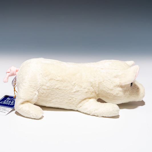 スターチャイルド STAR CHILD ぬいぐるみ 仔ブタのプリン アイボリー 1328 右横