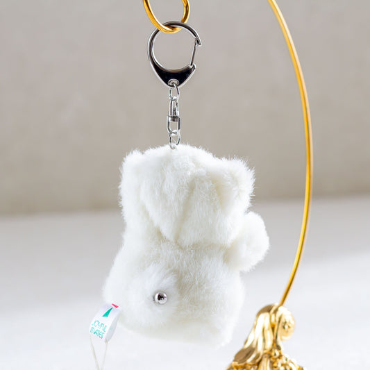 たけのこ TAKENOKO ぬいぐるみ プチ森のなかま クマ 白 68440 後ろ姿