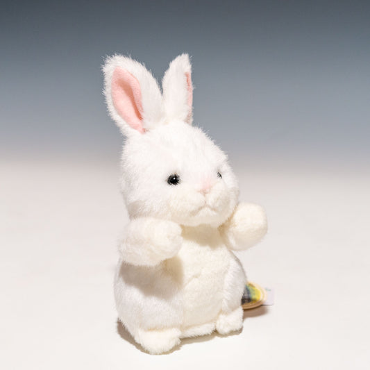 たけのこ TAKENOKO ぬいぐるみ 森のなかま (ミニ) ウサギ 白 85214 左横