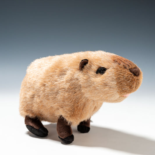 吉徳 ぬいぐるみ りくのなかまたち カピバラ S 180250 左横