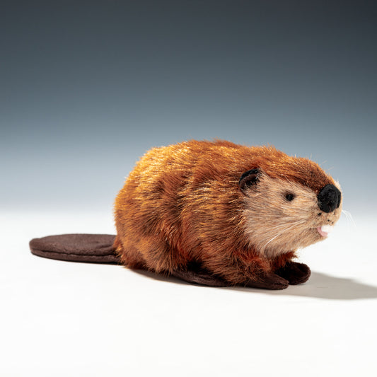 吉徳 ぬいぐるみ りくのなかまたち ビーバー S 180249 左横