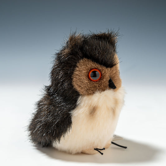 吉徳 ぬいぐるみ りくのなかまたち ミミズク 180511 左横