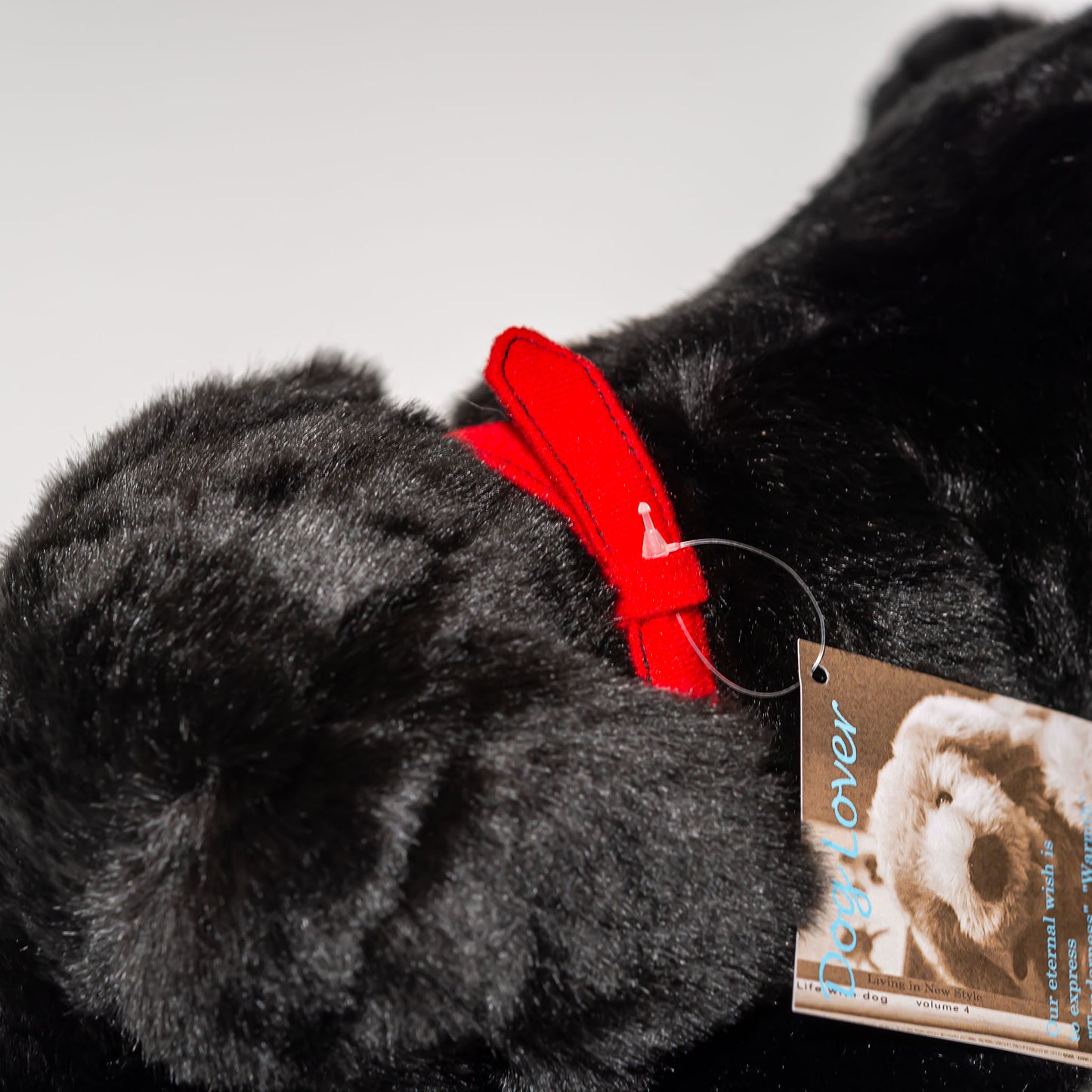 吉徳 ぬいぐるみ ラブラドールレトリバー ブラック S 180415 首輪