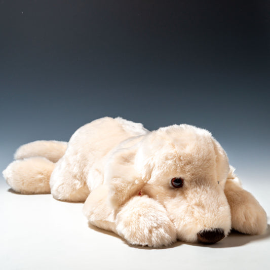 吉徳 ぬいぐるみ ラブラドールレトリバー ホワイト L 180413 左横