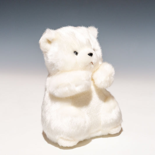 たけのこ TAKENOKO ぬいぐるみ 森のなかま (S) クマ 白 18793 左横