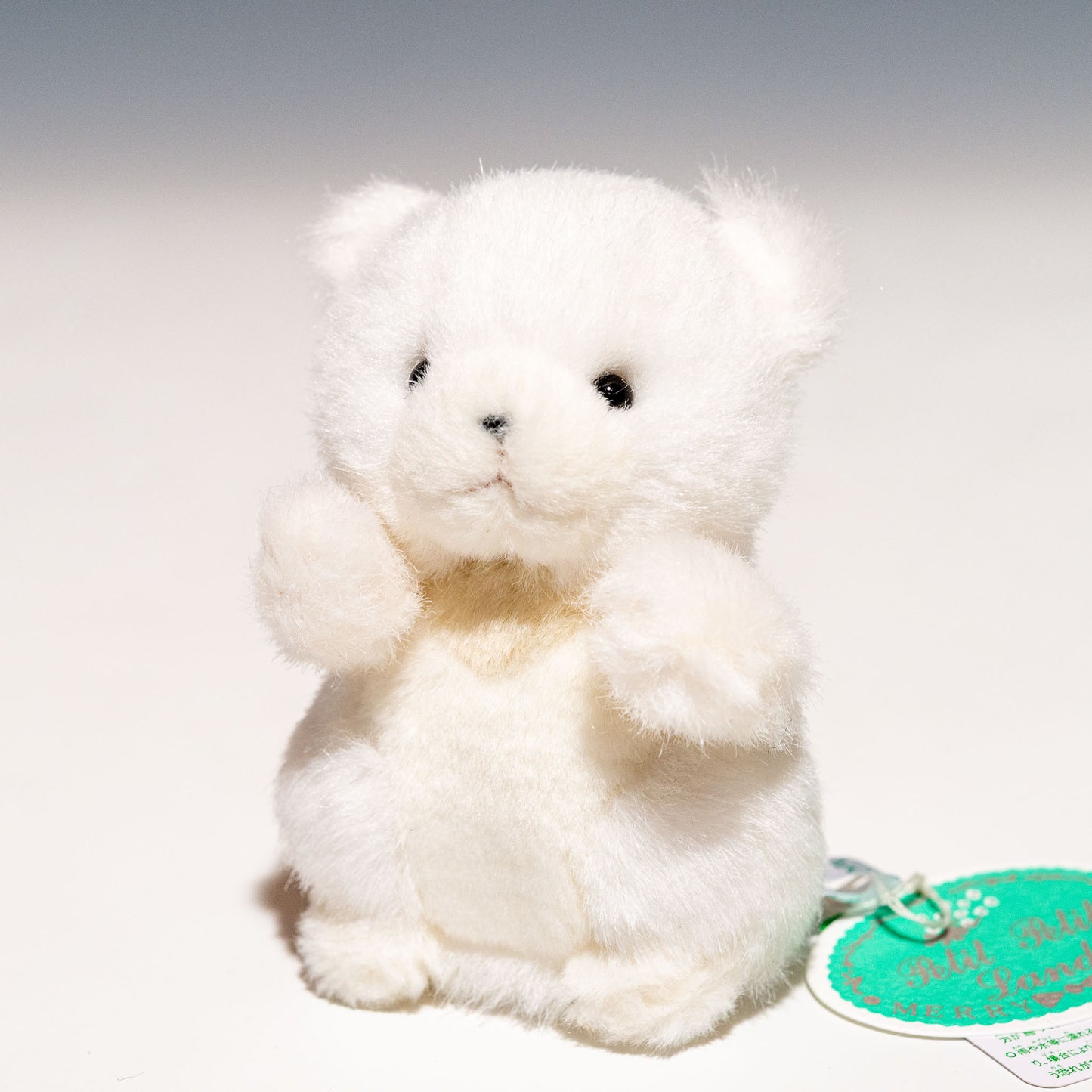 たけのこ TAKENOKO ぬいぐるみ プチプチらんど 森のなかま クマ 白 58440 正面
