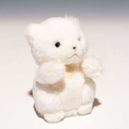 たけのこ TAKENOKO ぬいぐるみ プチプチらんど 森のなかま クマ 白 58440 左横