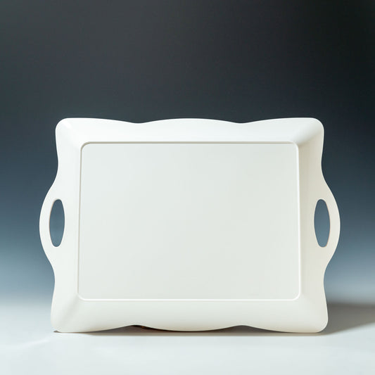 イタリア製 Dora Papis ローズ メラミントレー Lサイズ 裏面