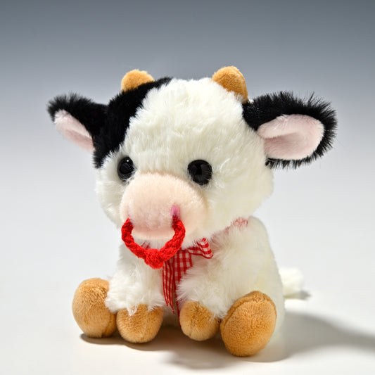 キュート販売 CUTE ぬいぐるみ ウシさんシリーズ おすわりウシさん SS F0272 正面