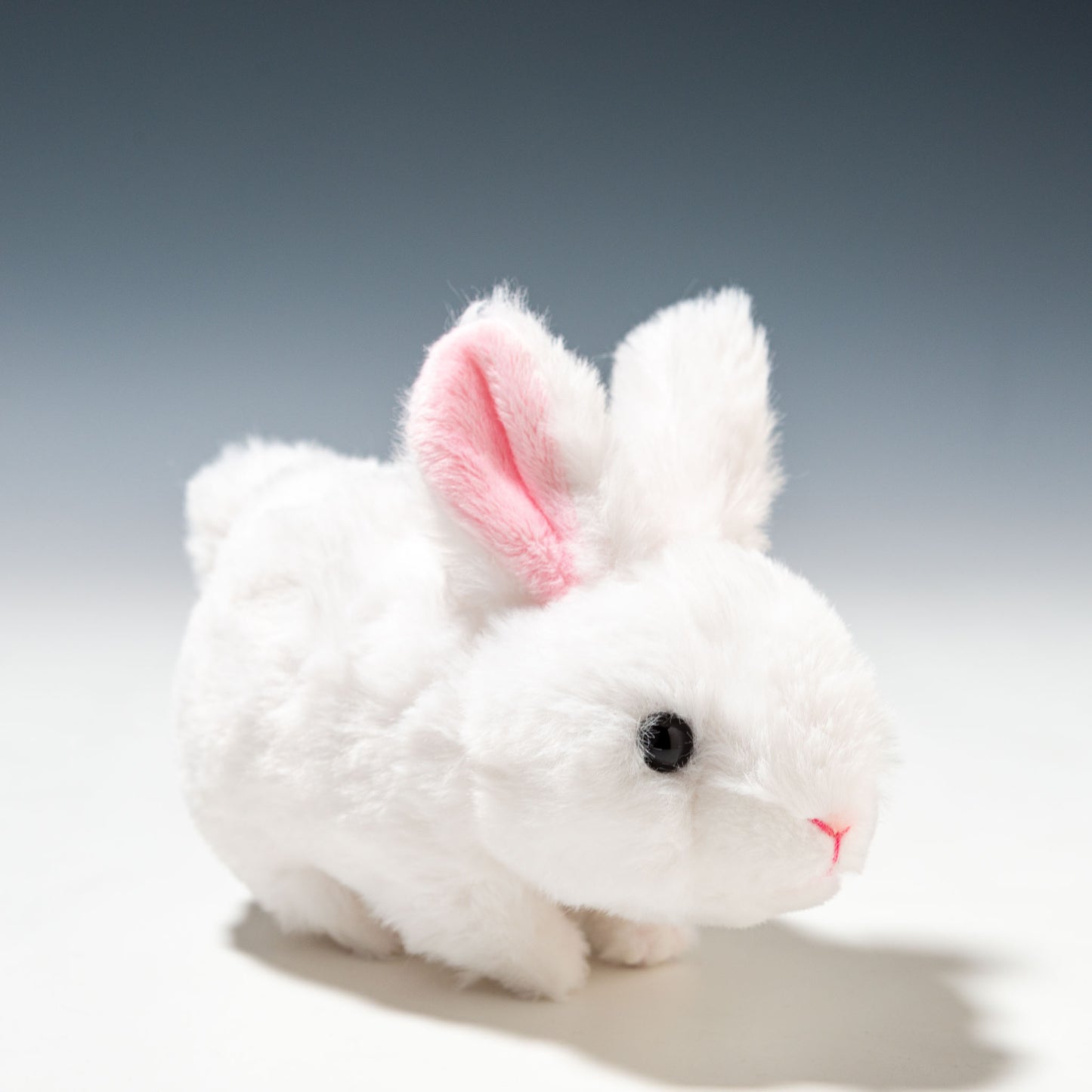 キュート販売 CUTE ぬいぐるみ ファームコレクション MOU MOU むーむー ウサギ 白 S F0328 左横