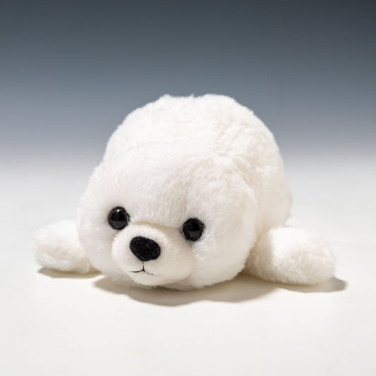CUTE キュート販売 ぬいぐるみ マリンコレクション ふわふわアザラシ S ホワイト M0383 正面
