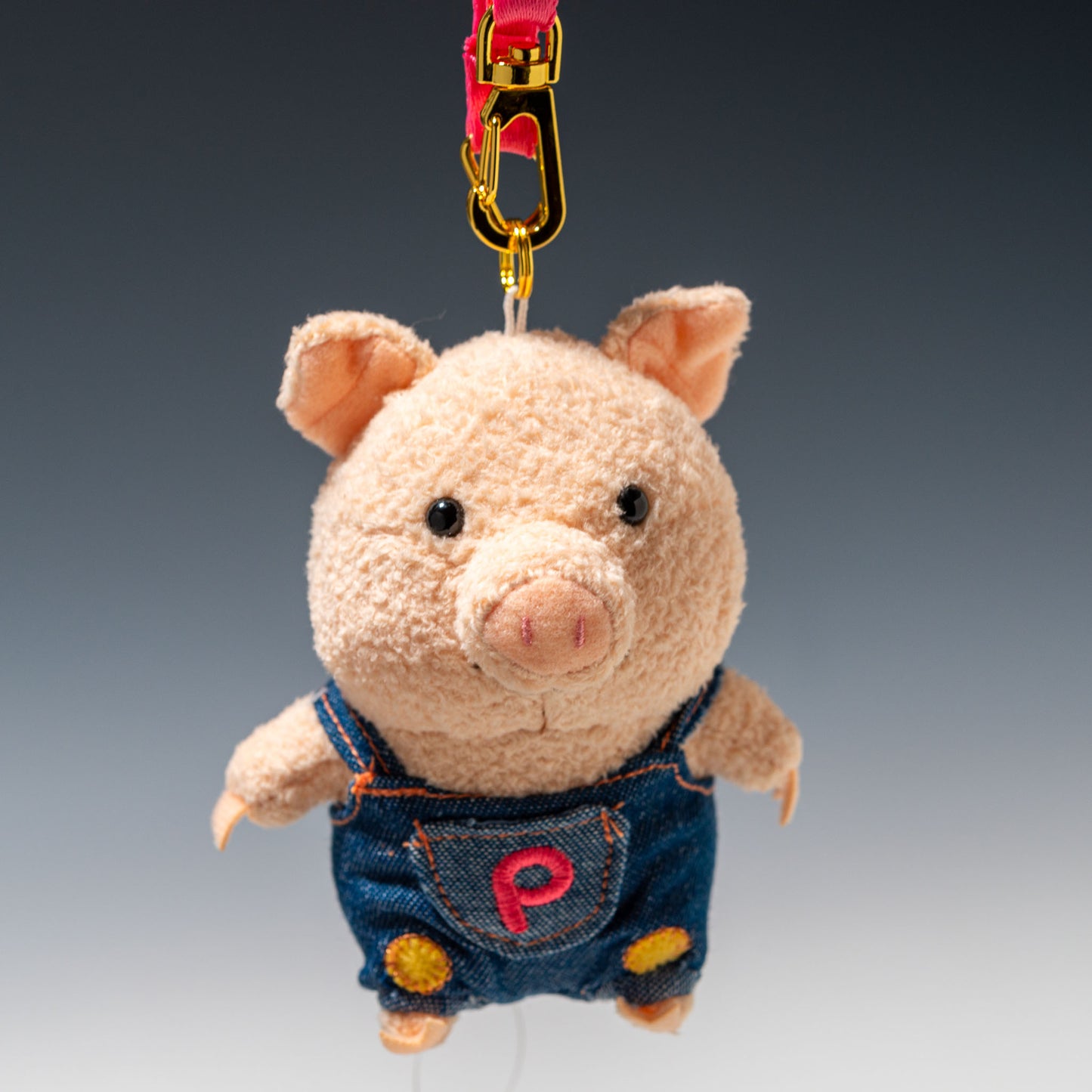 内藤デザイン研究所 ぬいぐるみ ぷーとん おでかけデニム マスコット アップ