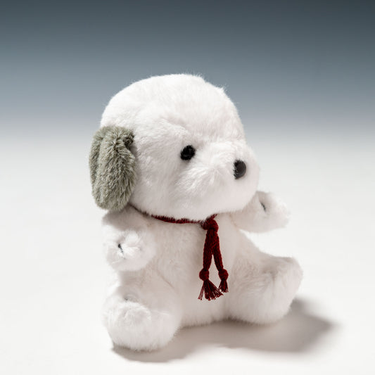 オリエンタルトーイ ぬいぐるみ うめ吉 抱き ホワイト SF-0221-W 左横