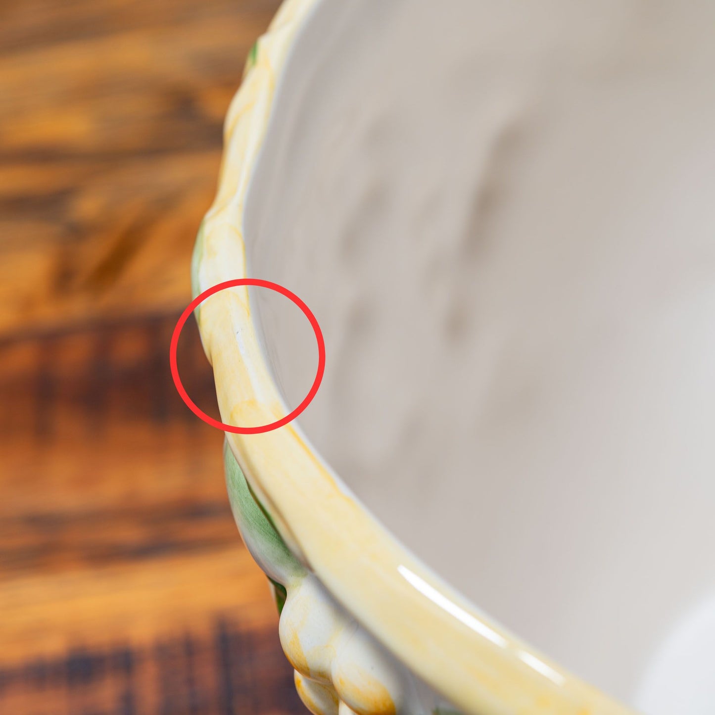 【アウトレット】ガーデニング雑貨 ポルトガル製 陶器 イエローグレープ プランター 鉢カバー 傷アップ