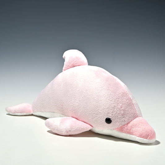 たけのこ TAKENOKO ぬいぐるみ NEW イルカ Mサイズ ピンク 16768 左横
