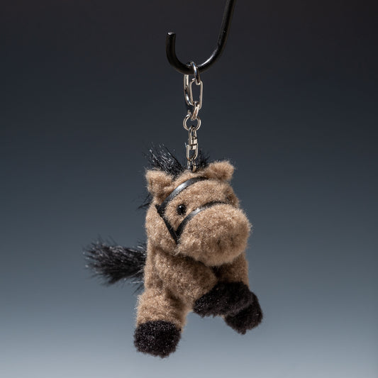 たけのこ TAKENOKO ぬいぐるみ ふわもこシリーズ ウマ ブラウン 50016 正面