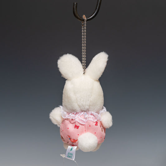 たけのこ TAKENOKO ぬいぐるみ プチぶらんでーと ボールチェーン ウサギ 90200 ぶら下げた後ろ姿
