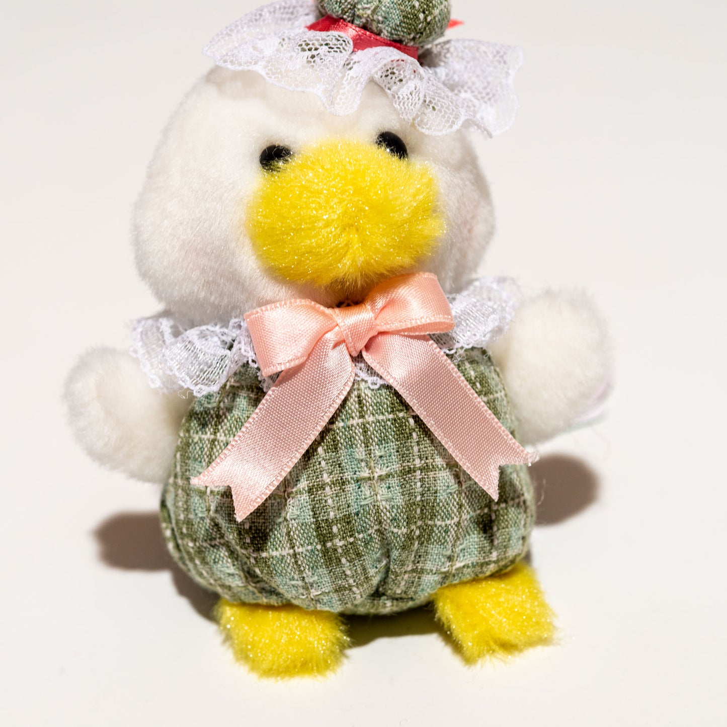 たけのこ TAKENOKO ぬいぐるみ プチぶらんでーと ボールチェーン アヒル 90201 リボン