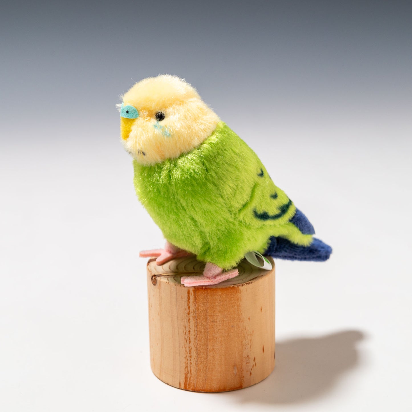 吉徳 ぬいぐるみ ことりのね セキセイインコ グリーン 180091 右横