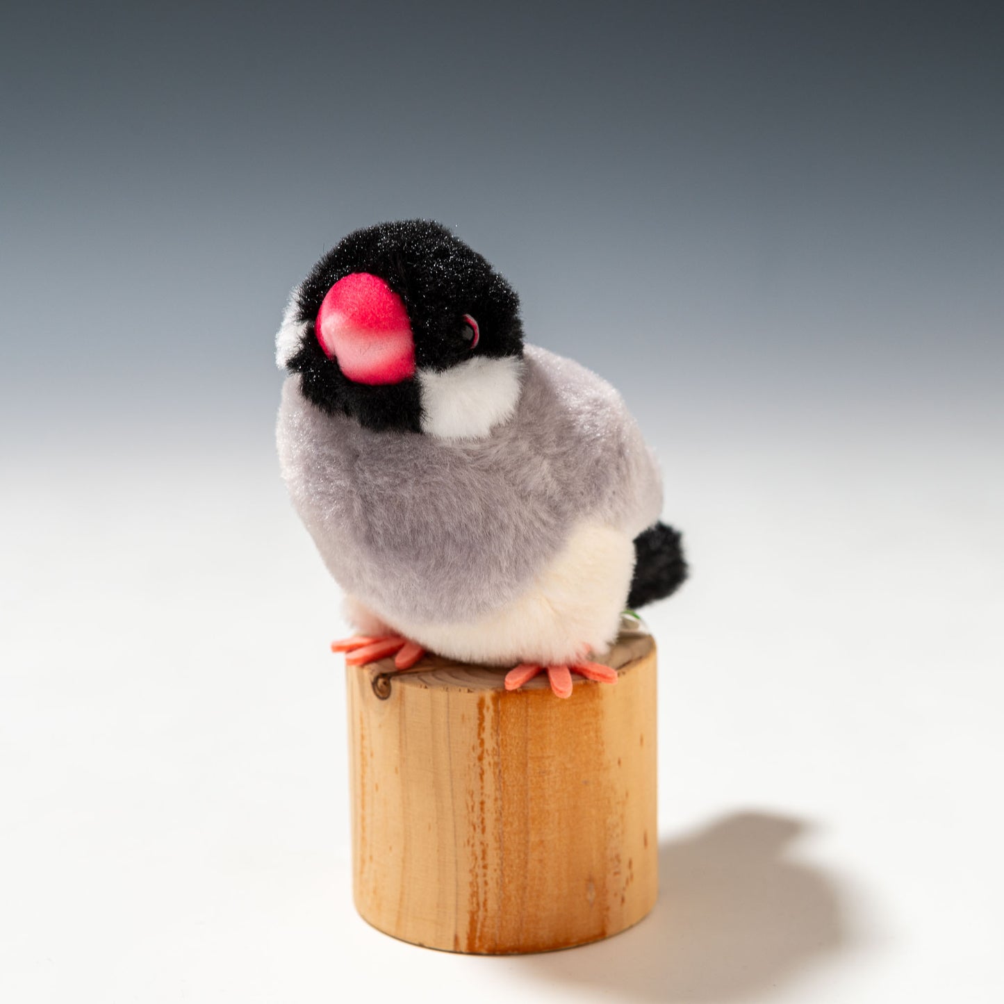 吉徳 ぬいぐるみ ことりのね 文鳥 180093 正面