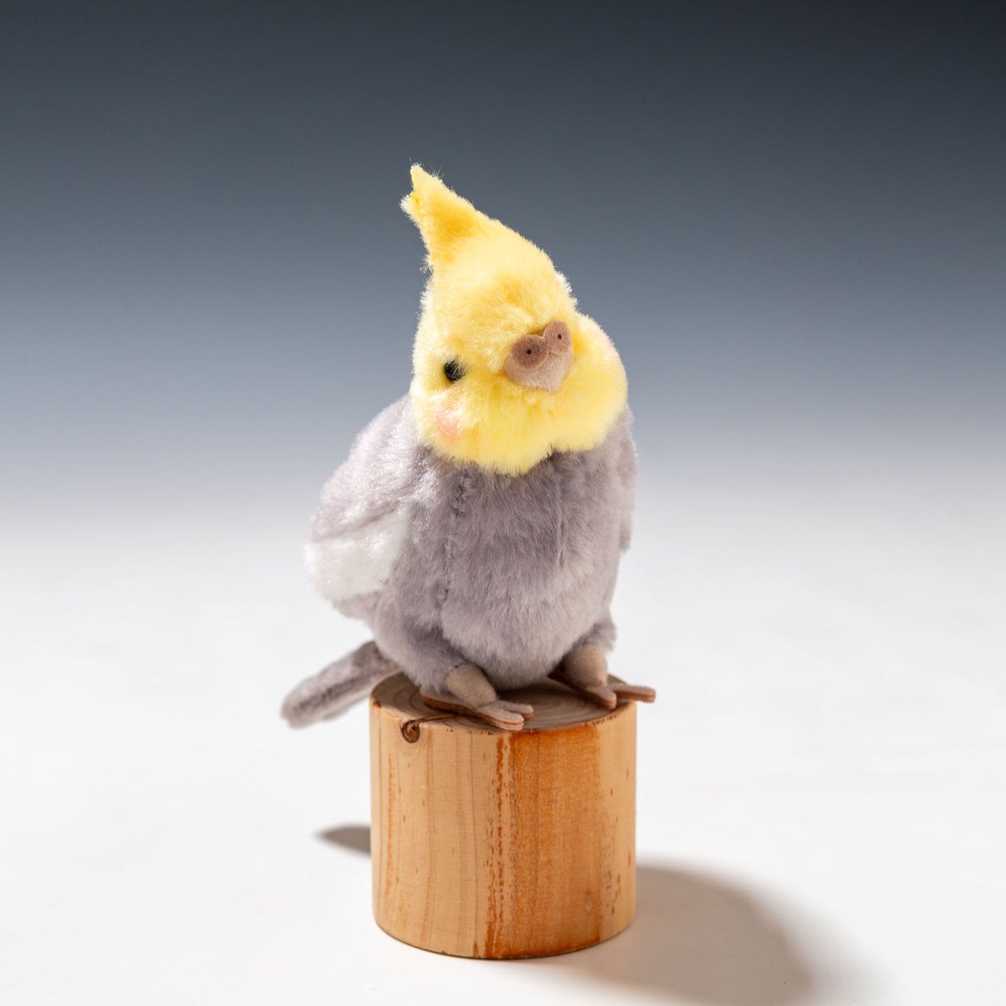 吉徳 ぬいぐるみ ことりのね オカメインコ グレー 180097 正面