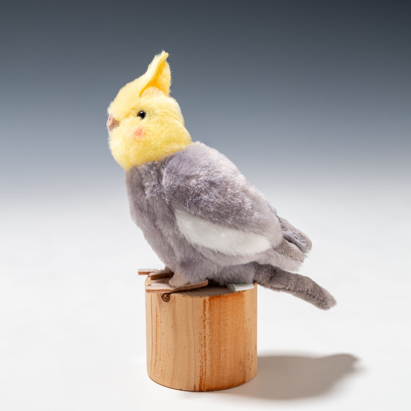 吉徳 ぬいぐるみ ことりのね オカメインコ グレー 180097 右横