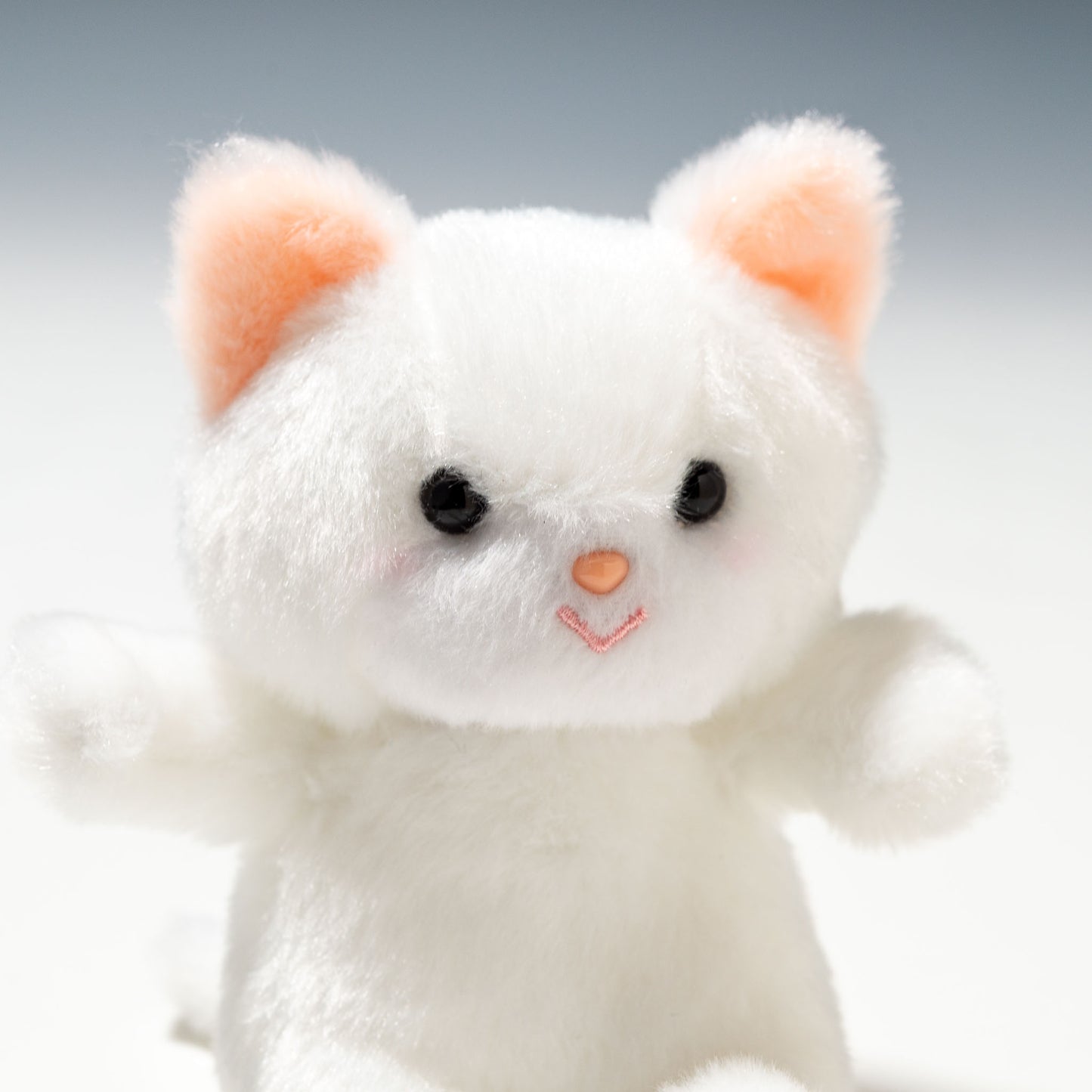 吉徳 ぬいぐるみ レトロぬいぐるみこれくしょん mini ミニ クリーミー(ねこ) 右横顔