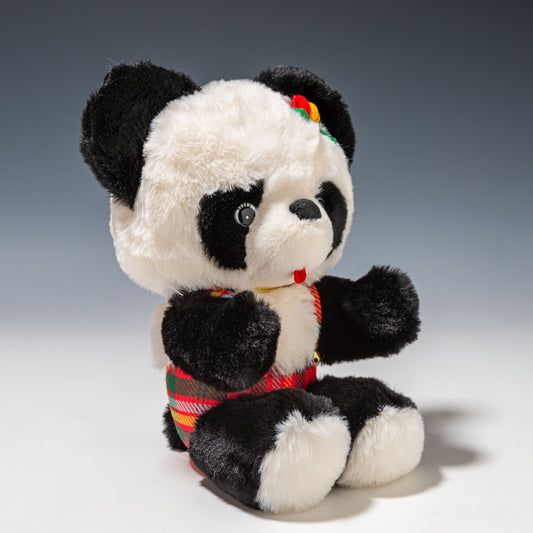 吉徳 ぬいぐるみ レトロぬいぐるみこれくしょん 座りパンダ 180611 左横