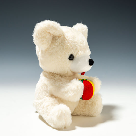 吉徳 ぬいぐるみ レトロぬいぐるみこれくしょん 座りマリ持クマ 180613 左横