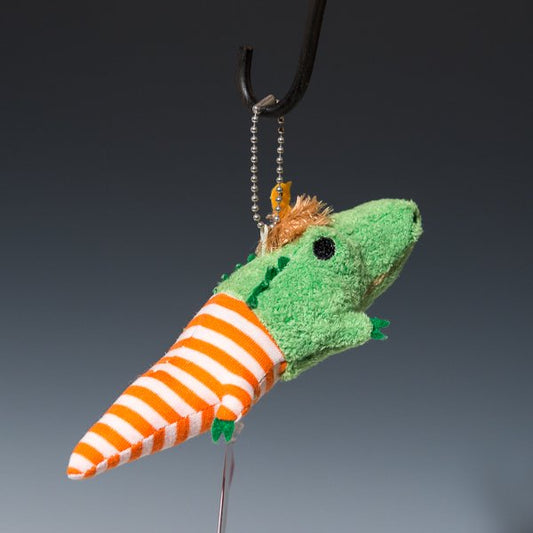 シナダ SHINADA ぬいぐるみ わにとことり(S)みどり WAKO-0068G 後ろ