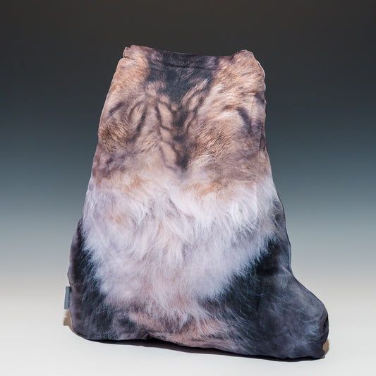 ポリエステル製 アニマル型クッション ペルシャ猫 裏面