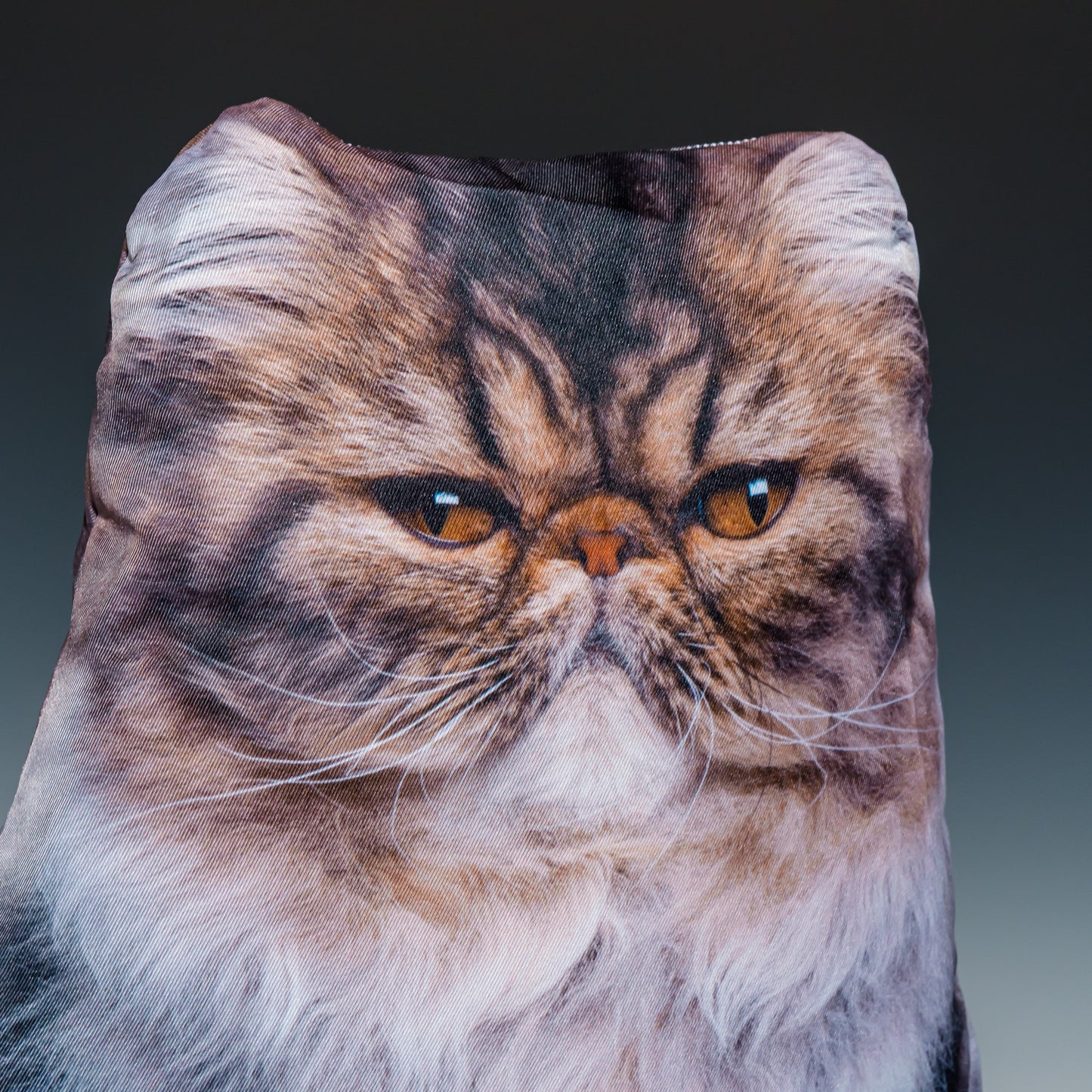 ポリエステル製 アニマル型クッション ペルシャ猫 アップ