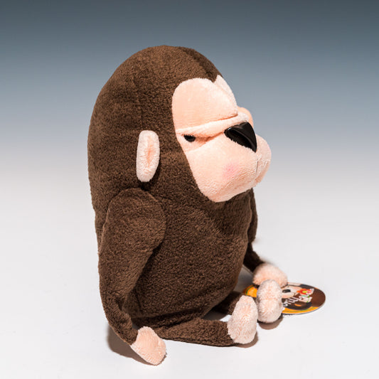 シナダ SHINADA ぬいぐるみ ゴリラララ(M)ダークブラウン GORA-0128D 右横から